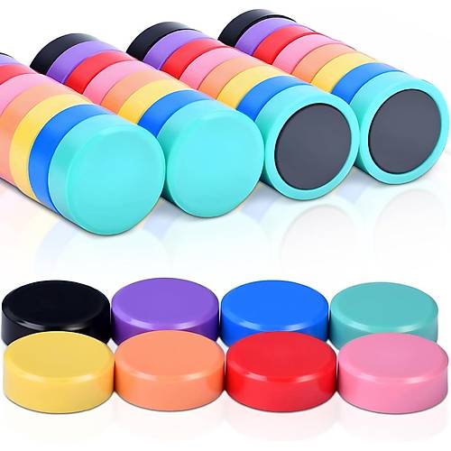20mm Renkli Pano M�knat�s�, Ferrit M�knat�s, Levha Magneti