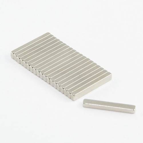 20x3x2 mm, K��eli Neodyum M�knat�s, G��l� Magnet, (Boy:20mm, En:3mm, Kal�nl�k:2mm)