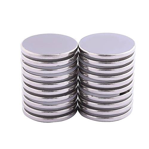 25x3 mm, Yuvarlak Neodyum Mknats, Gl Magnet, (ap: 25 mm, Kalnlk: 3 mm)