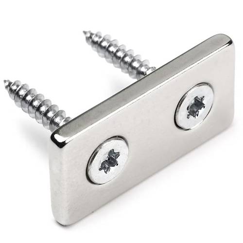 40x20x5 mm, Keli, ki Haval, Neodyum Mknats, Gl Magnet, (Boy:40mm, En:20mm, Kalnlk:5mm)