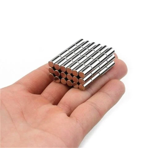 5x10 mm, Yuvarlak Neodyum Mıknatıs, Güçlü Magnet, (Çap: 5 mm, Kalınlık: 10 mm)