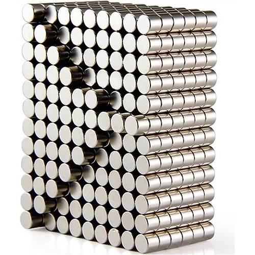 5x4 mm, Yuvarlak Neodyum M�knat�s, G��l� Magnet, (�ap: 5 mm, Kal�nl�k: 4 mm)