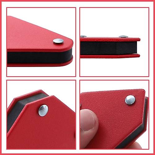 4'l� Set M�kna�sl� Manyetik G�nye,  A��l� Kaynak Tutucu M�knat�s