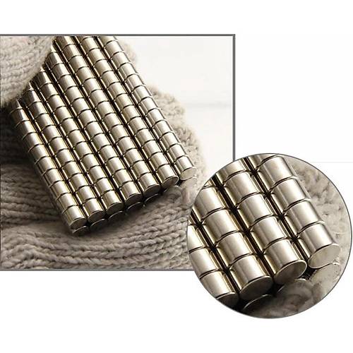 5x4 mm, Yuvarlak Neodyum M�knat�s, G��l� Magnet, (�ap: 5 mm, Kal�nl�k: 4 mm)