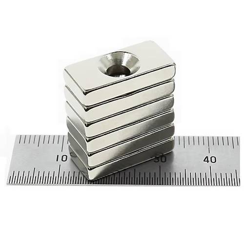 20x10x5 mm, Keli, Haval, Neodyum Mknats, Gl Magnet, (Boy:20mm, En:10mm, Kalnlk:5mm)