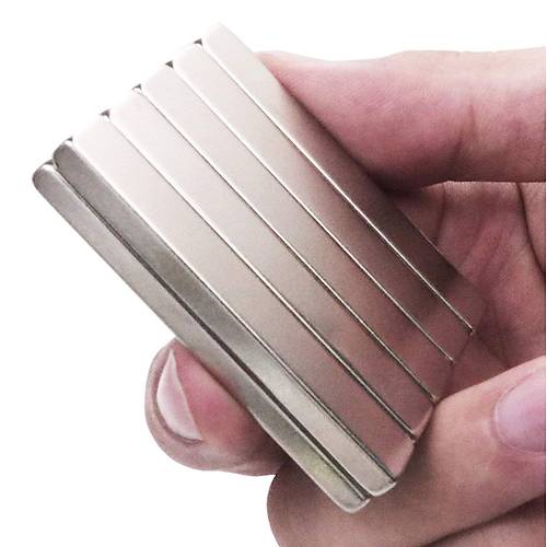 50x10x5 mm, Keli Neodyum Mknats, Gl Magnet, (Boy:50mm, En:10mm, Kalnlk:5mm)