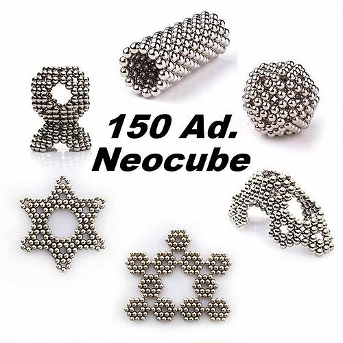 Neocube Sihirli Küre Hobi Magnet Çap 5mm (1set,150 adet)
