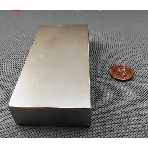 100x50x20 mm, Köşeli Neodyum Mıknatıs, Güçlü Magnet, (Boy:100mm, En50mm, Kalınlık:20mm)