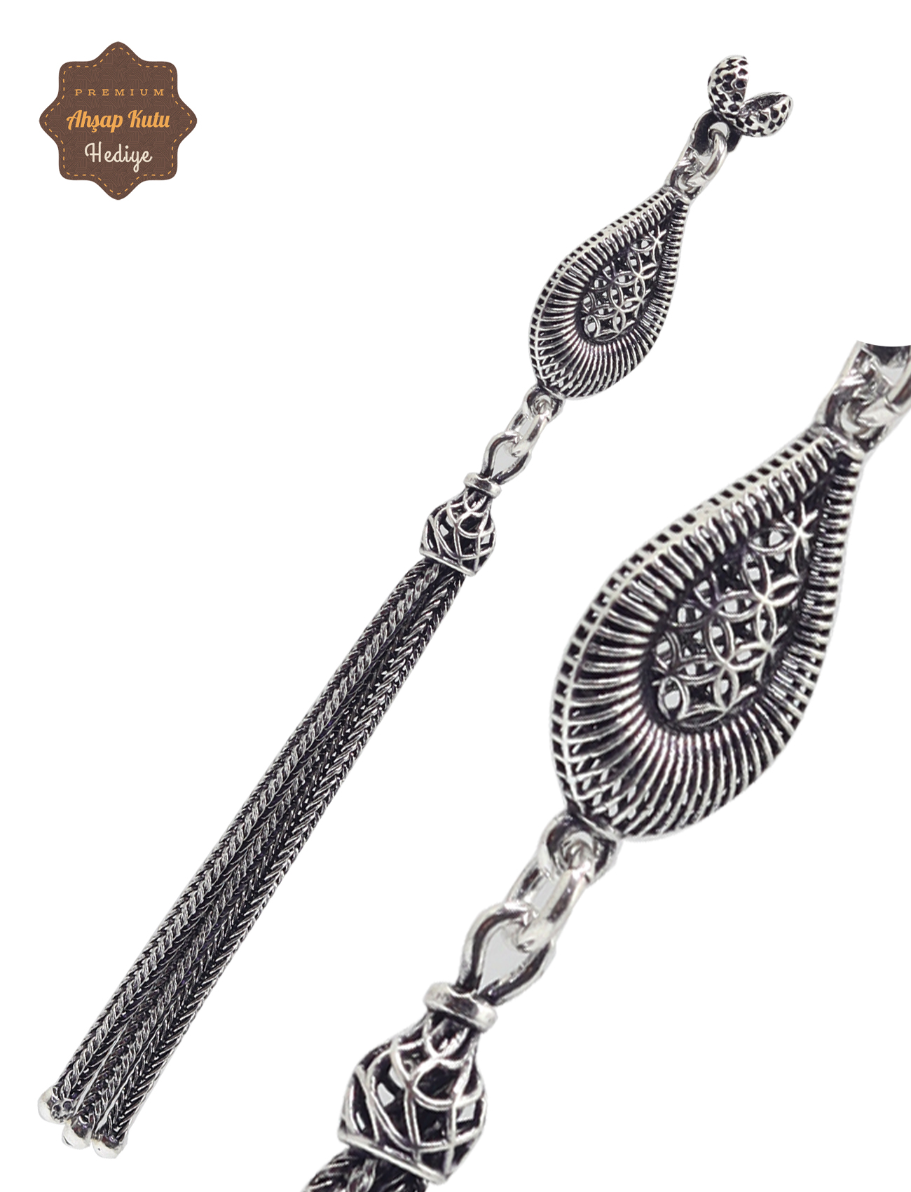 Avize Model 925 Ayar Gümüş Tesbih Püsükülü 201025529