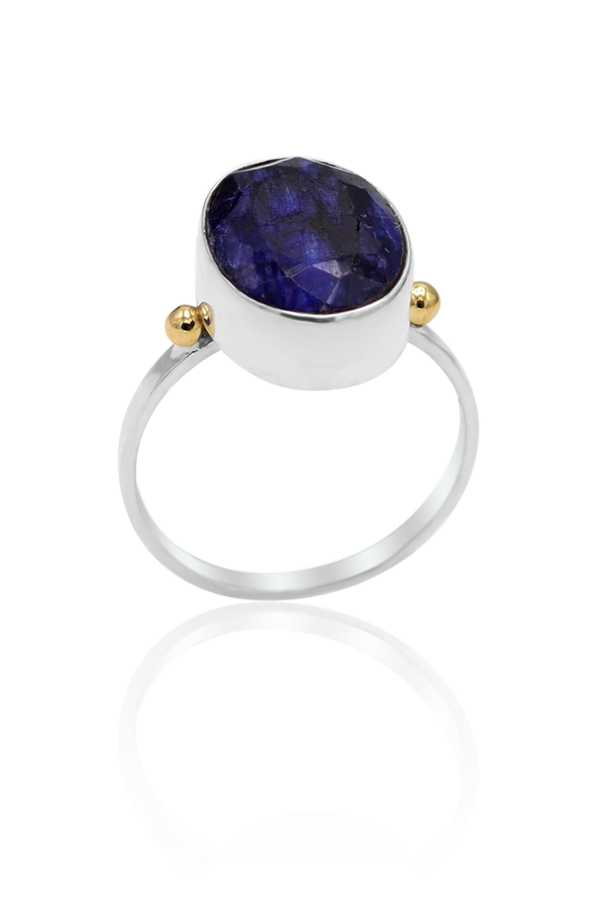 Lapis Lazuli Taşlı Otantik Gümüş Yüzük 201020695
