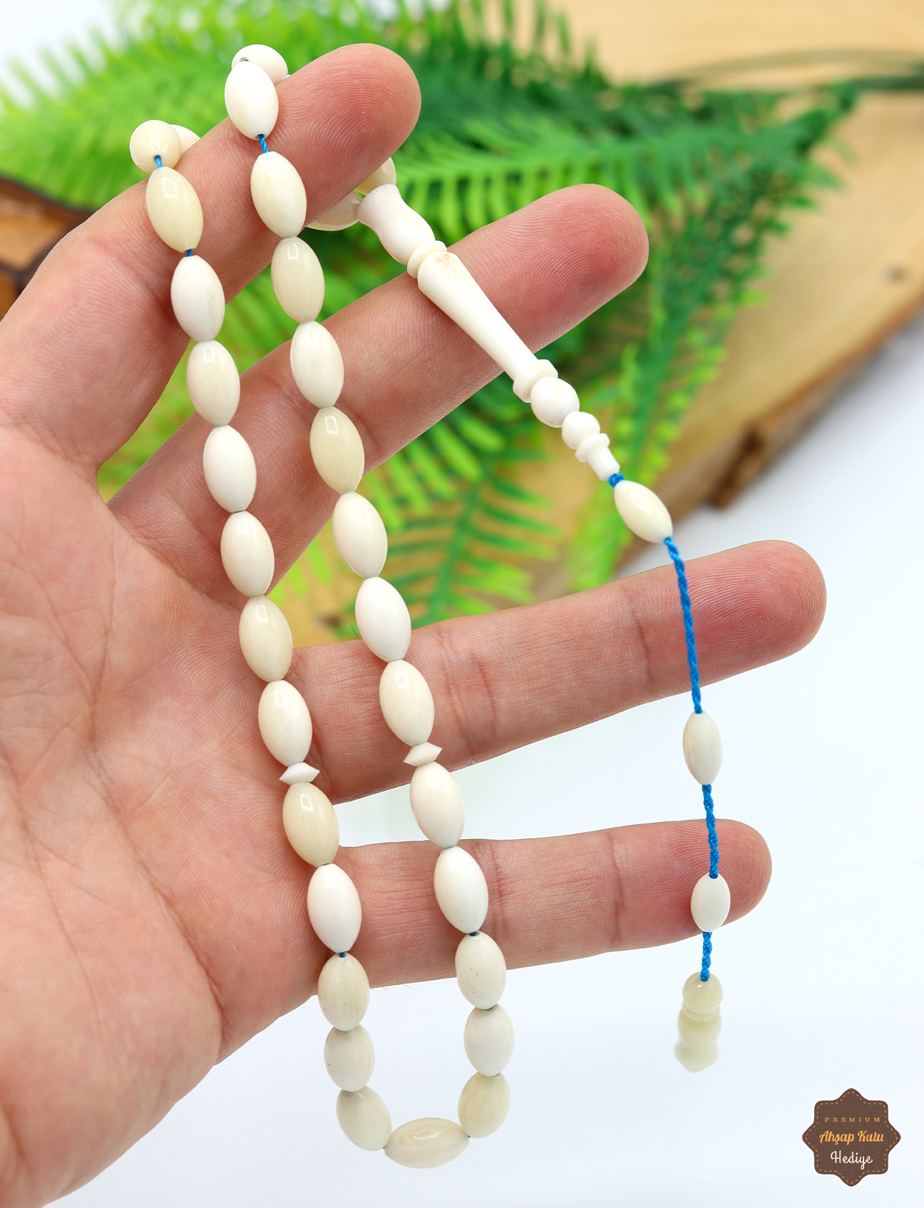 Özel Sistem Püsküllü Arpa Kesim Balina Kemiği Tesbih 201024960