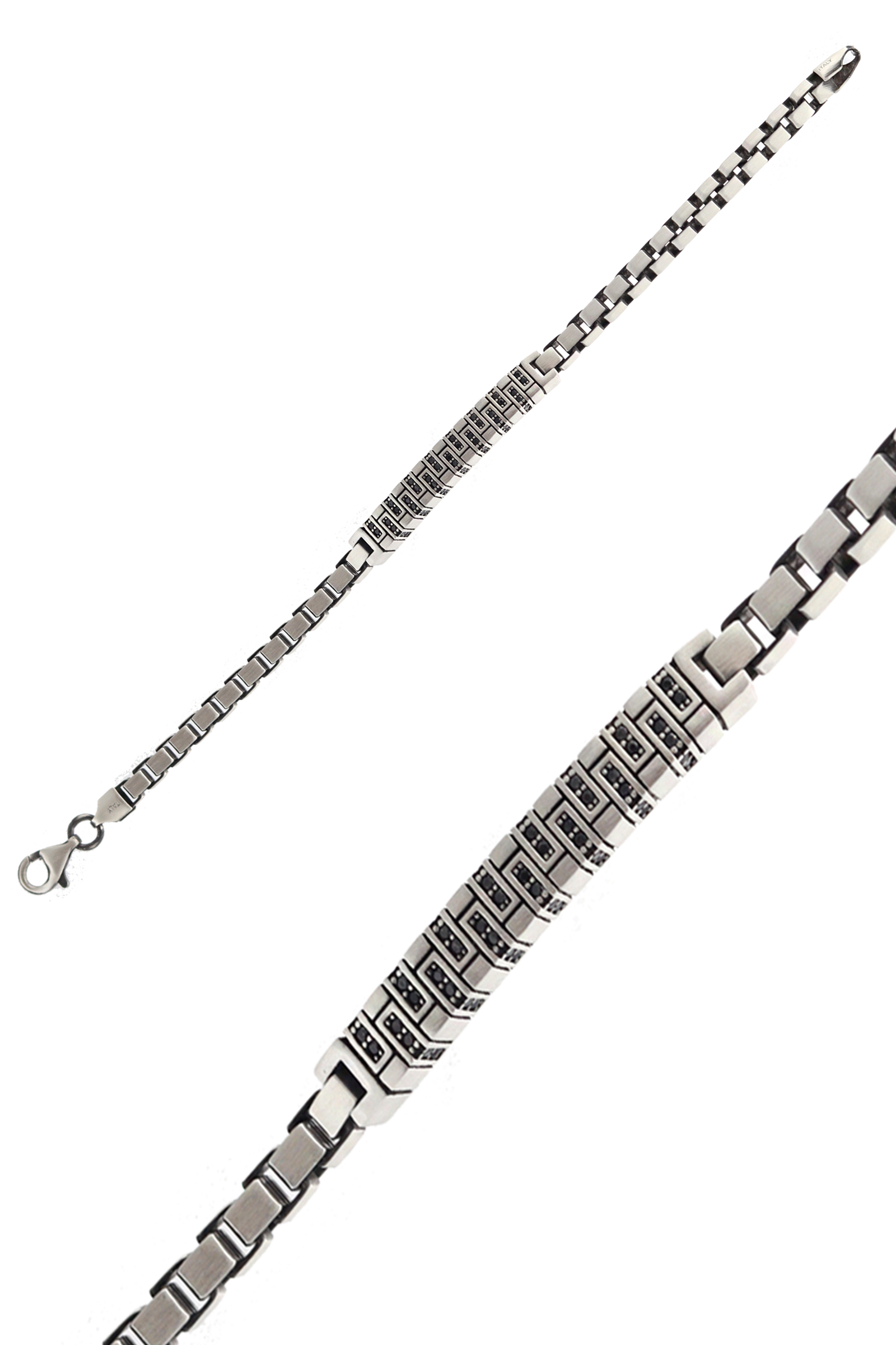 Markazit Taşlı 925 Ayar Gümüş Zincir Bileklik 201022357