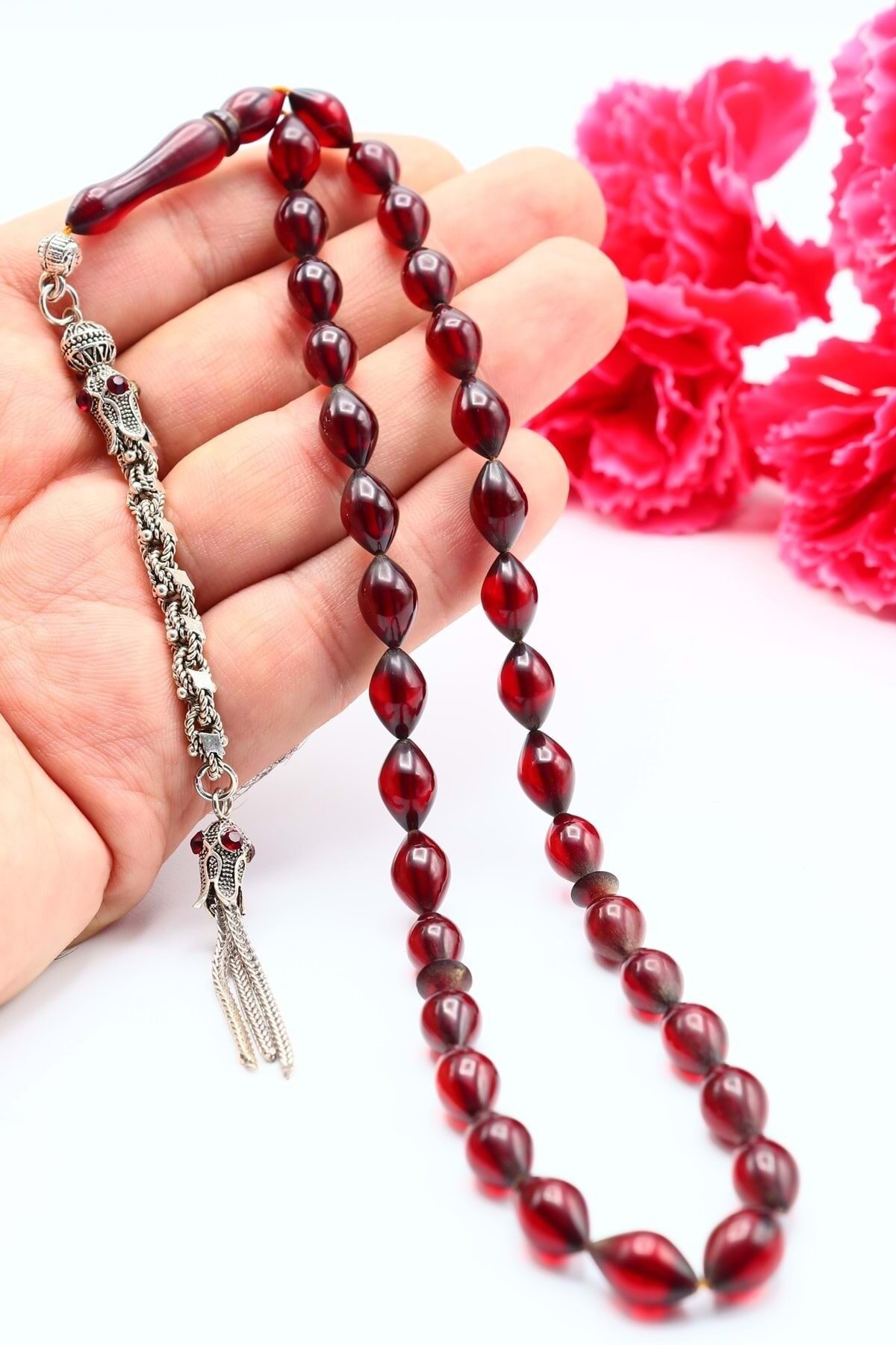 Ateş Kehribarı Beyzi Model Tesbih 201020298