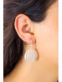 Basic Bravado - Silver Earrings Paparazzi