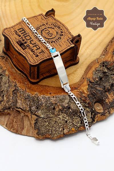 Mavi Nazarlkl Model 925 Ayar Gm ocuk Knyesi 201024615