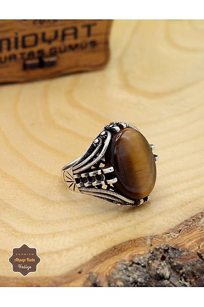 Kaplang�z� Ta�l� S�mer Motifli 925 Ayar G�m�� Erkek Y�z�k 201024920