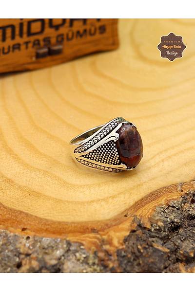 Kan Ta�� K�l�� Model 925 Ayar G�m�� Erkek Y�z�k 201024863