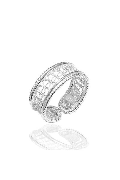 Alyans Model Eli��ili�i 925 Ayar Telkari G�m�� Y�z�k