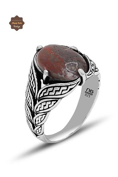 �eroit Ta�� Yaprak Model 925 Ayar G�m�� Erkek Y�z�k 201024815