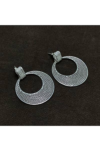 Halka Model El i�i Telkari Bayan G�m�� K�pe