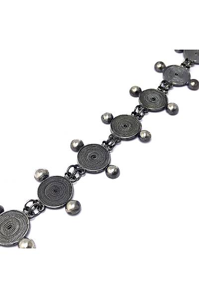 �anak Model Oksitli Telkari Bayan G�m�� Bileklik