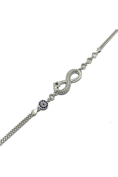 Sonsuzluk Model Zirkon Bayan G�m�� Bileklik
