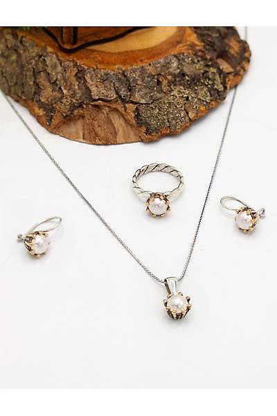 �nci Ta�l� Kase Tasar�m El i�i Otantik G�m�� ��l� Set 201024832