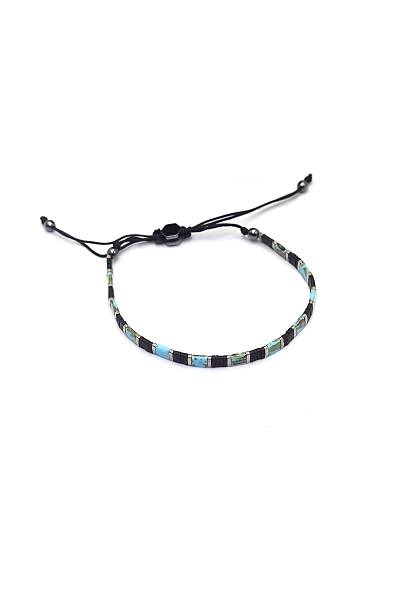 Deri ve Firuze Ta�l� Do�al Ta� Bay-Bayan Bileklik 201023648