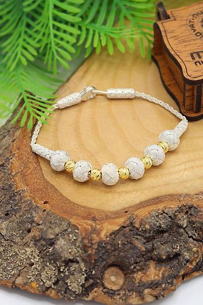 Gold Renkli Dorika Ta�l� 1000 Ayar Kazaziye G�m�� Kad�n Bileklik 201024102