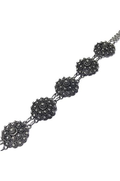 Bereket Model Oksitli Telkari Bayan G�m�� Bileklik