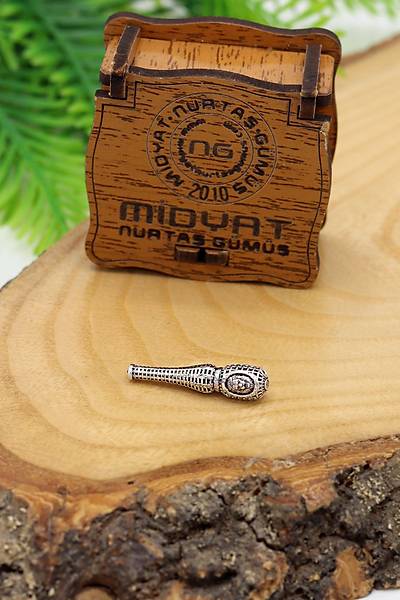 Aslan ��lemeli Tasar�m 925 Ayar G�m�� Telkari Tesbih �mamesi 201024619