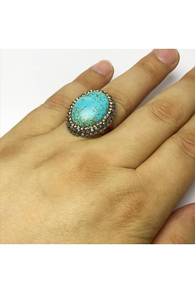 Firuze ve Swaroski Ta�l� Bayan G�m�� Y�z�k