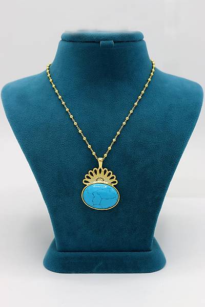 Halef Dizi G�zya�� Kolyesi 925 Ayar Saf G�m�� Telkari Kad�n Kolye 201024777