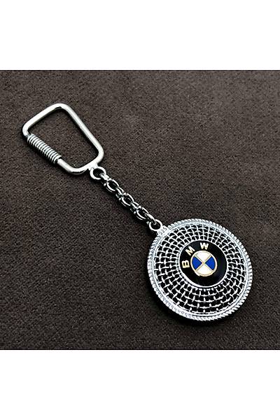 BMW Model Oksitli Telkari 925 Ayar Gm Anahtarlk