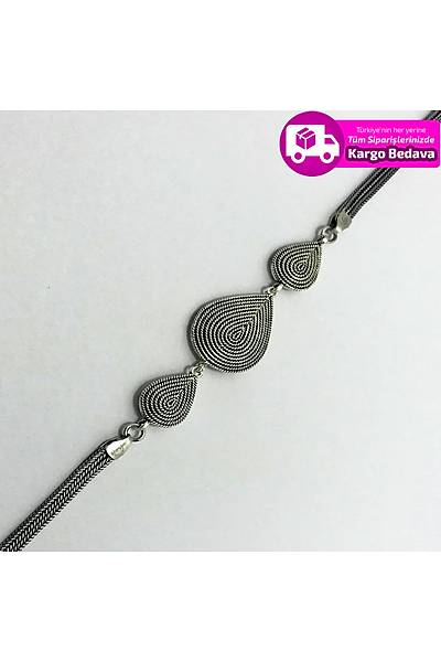 damla  Model Elii  925 Ayar Gm Bayan Bileklik