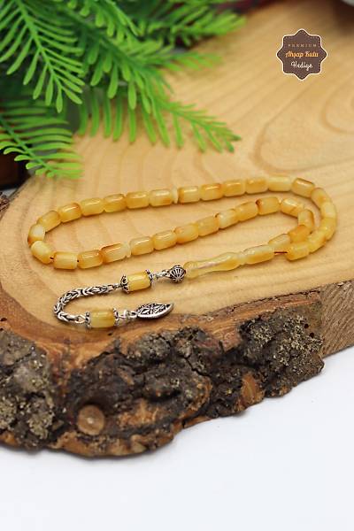 Yaprak P�sk�ll� Kaps�l Kesim Orijinal Ukrayna Damla Kehribar Tesbih 201024357