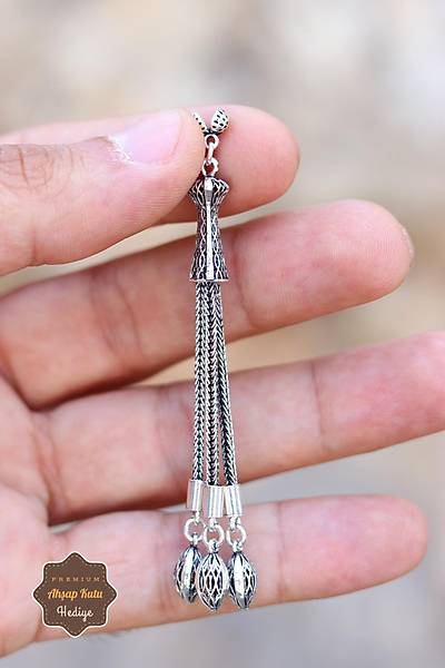 Sallant�l� Kaftan Model 925 Ayar G�m�� Tesbih P�s�k�l� 201024404