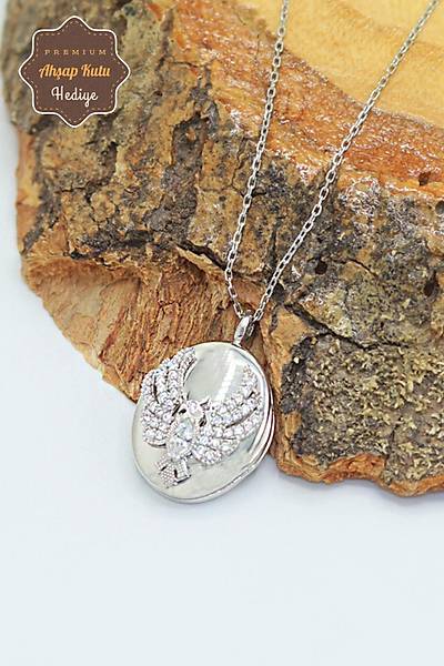 Alya Anka Ku�u 925 Ayar G�m�� Kad�n Kolye 201023989