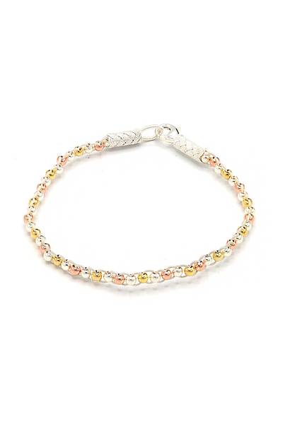 Kar���k Renkli DorikaTa�l� 1000 Ayar Kazaziye G�m�� Kad�n Bileklik 201024107