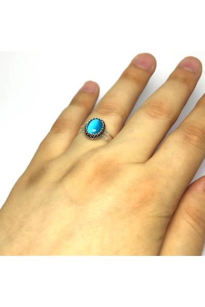 Mavi Topaz Tal Mardin Hasr Gm Bayan Yzk