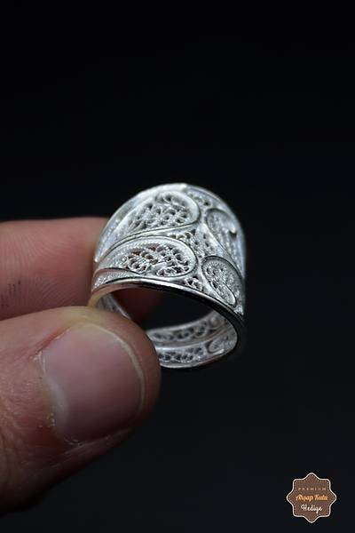 ��k Y�resel Model El i��ili�i 925 Ayar G�m�� Telkari Kad�n Y�z�k 201023977