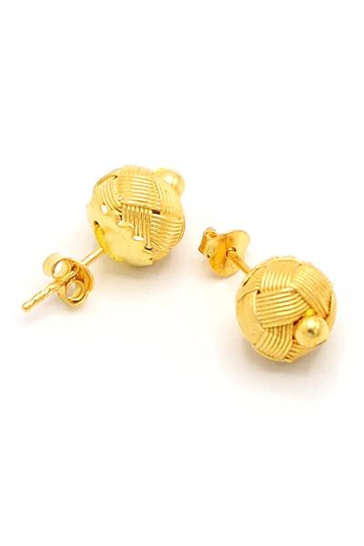 Top Model Alt�n Kaplama 1000 Ayar Kazaziye G�m�� Kad�n K�pe 201024192