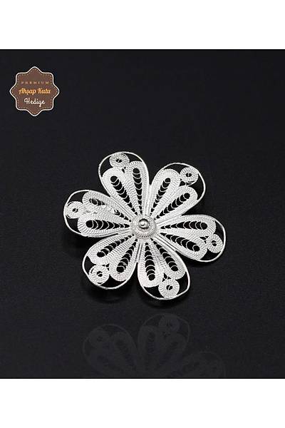 �i�ek Model 925 Ayar G�m�� Saf S�per Telkari Bro� 201024622