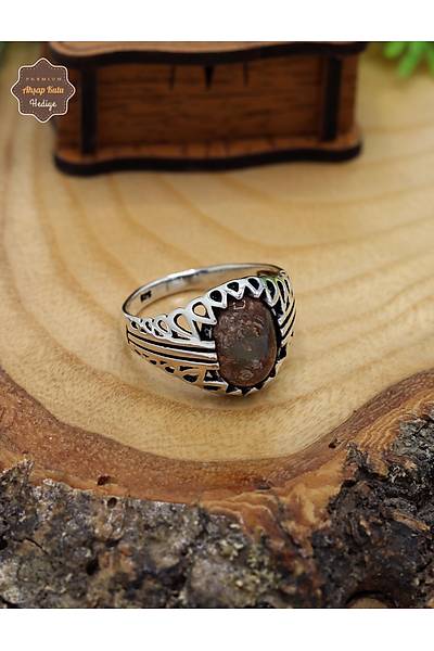 G�ne� Ta�� Motifli 925 Ayar G�m�� Erkek Y�z�k 201024794