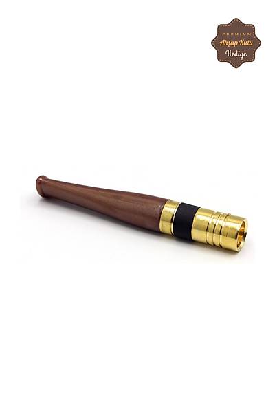 Kahverengi Gold Renk G�l A�ac� Sade Sigara A��zl��� 201023897