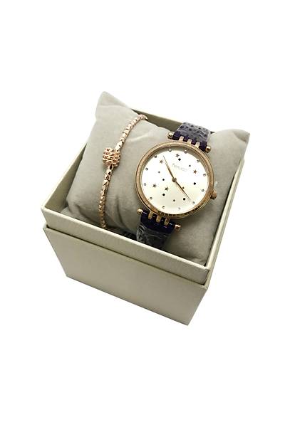 Ferrucci 2 Y�l Garantili Bayan Kol Saati ve Bileklik Kombin