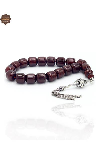 Bordo Kaps�l Kesim G�m�� P�sk�ll� Efe Maskot S�kma Kehribar Tesbih 201025209