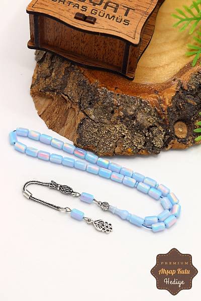 Opal Ta�l� Kaps�l Kesim G�m�� P�sk�ll� Do�al Ta� Tesbih 201023331