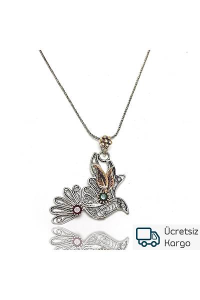 Gvercin Model Tal Telkari Bayan Gm Kolye