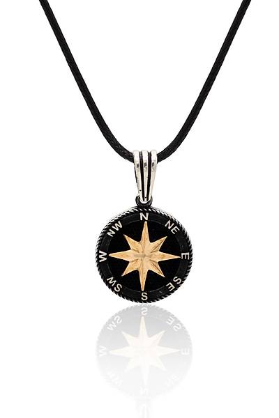 Pusula Model 925 Ayar Gm Erkek Kolye 201024606